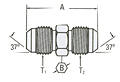 SAE 37o Flare Union